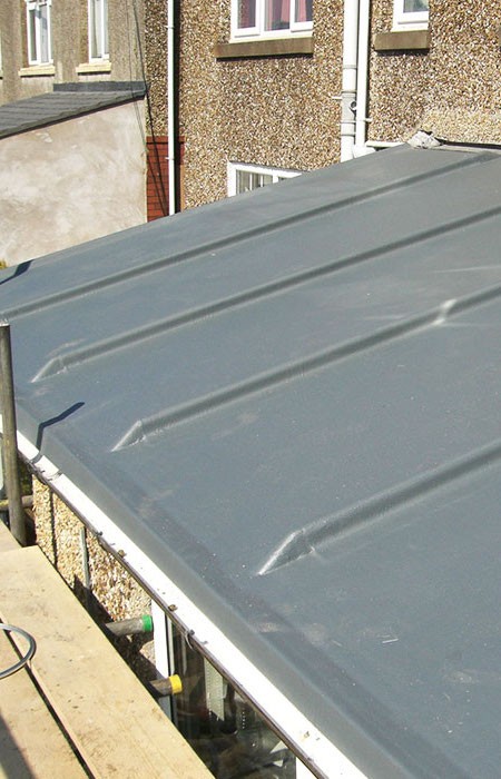 Fibreglass roof