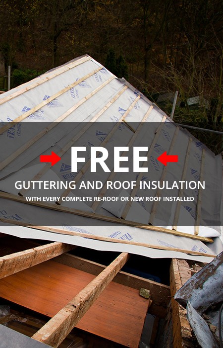 Free guttering with every re-roof